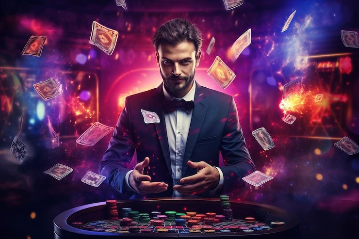 JILI live-dealer blackjack table with professional dealer and multi-camera feed